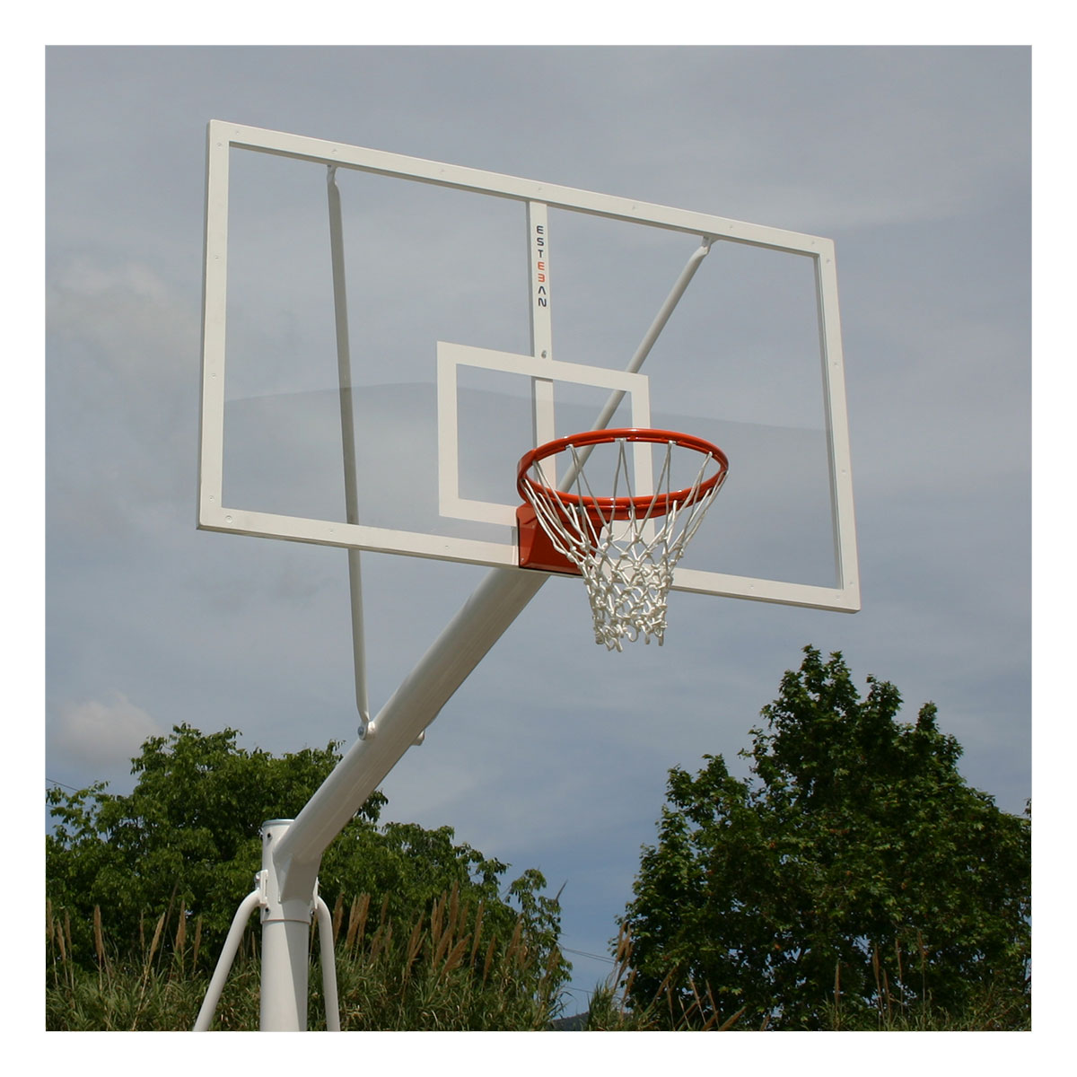 Canasta baloncesto fija tablero fibra de vidrio extensión 165 cm BF16525-1  – ESTEBAN SG&E